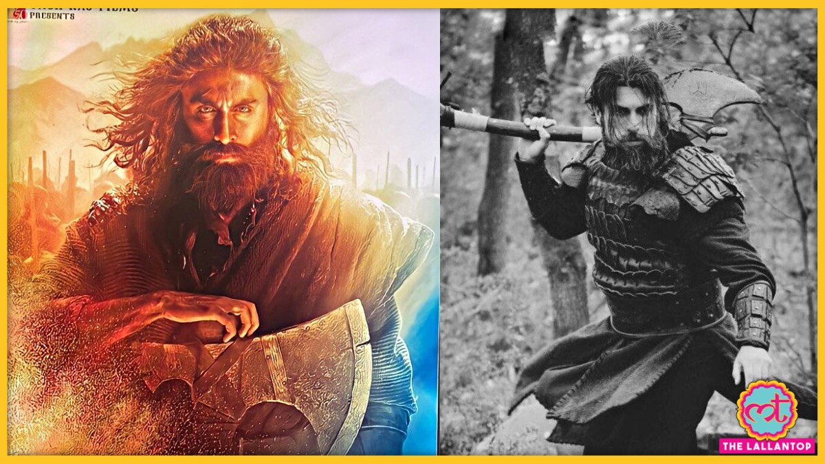 Ranbir Kapoor first look from Shamshera movie 2022 holding an axe like Turgut of Ertugrul series