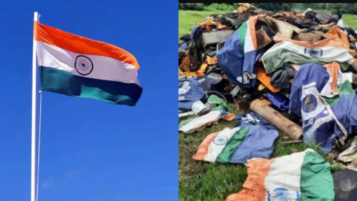 how to dispose damaged national flag