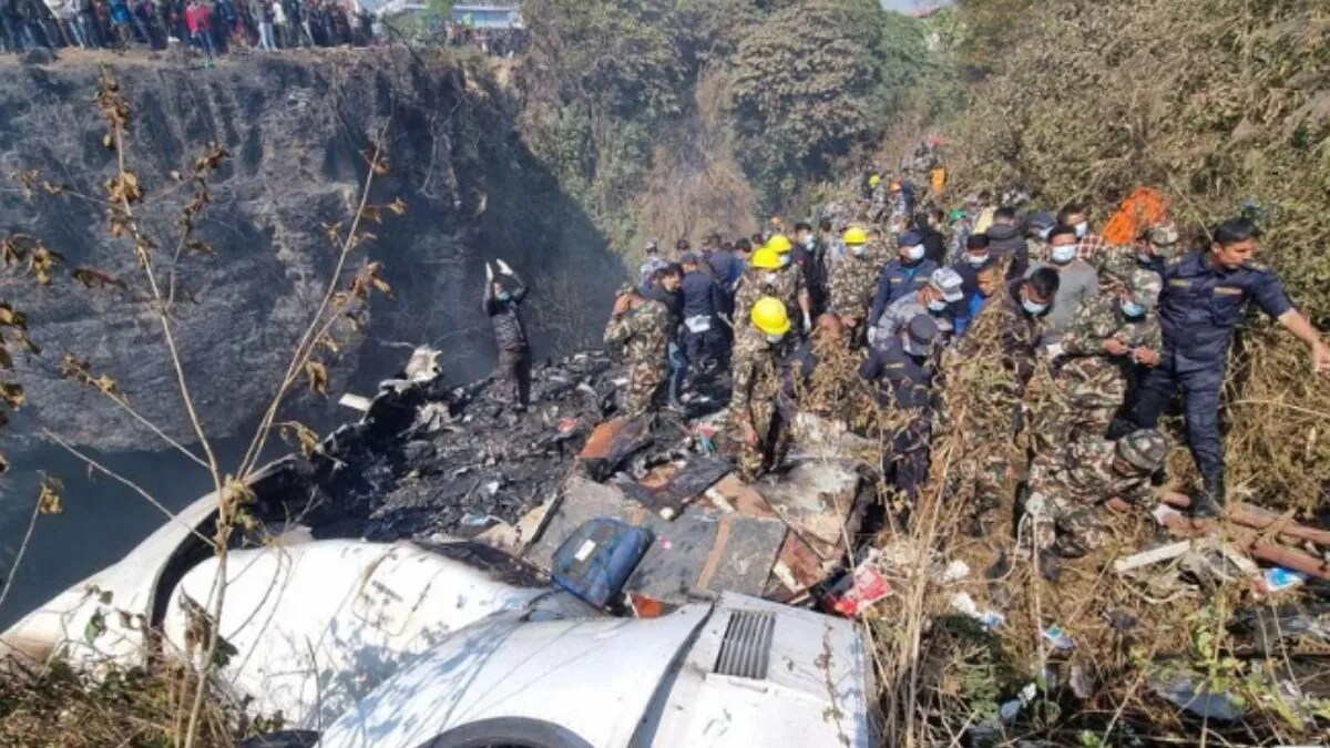 Nepal plane crash in Pokhara